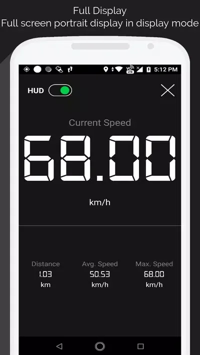 GPS Speedometer Screenshots