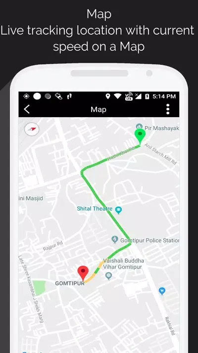 GPS Speedometer Screenshots