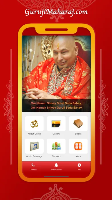 Capturas de tela do Guruji Maharaj