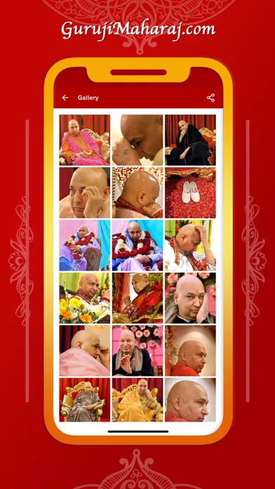 Capturas de tela do Guruji Maharaj