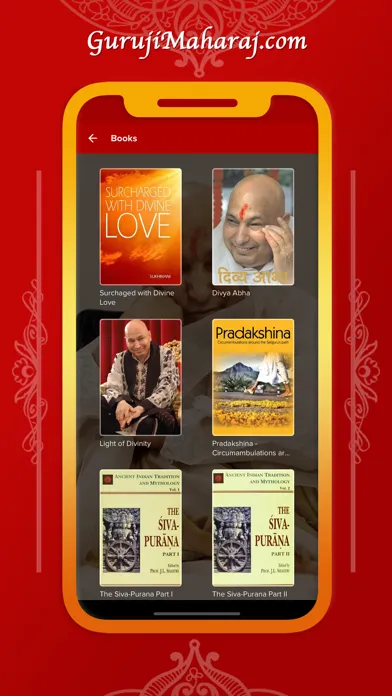 Capturas de tela do Guruji Maharaj
