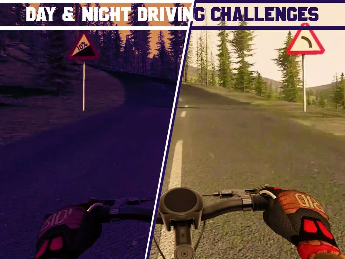 Capturas de tela do Bicycle Stunt Rider - Endless Traffic Racer iPad 