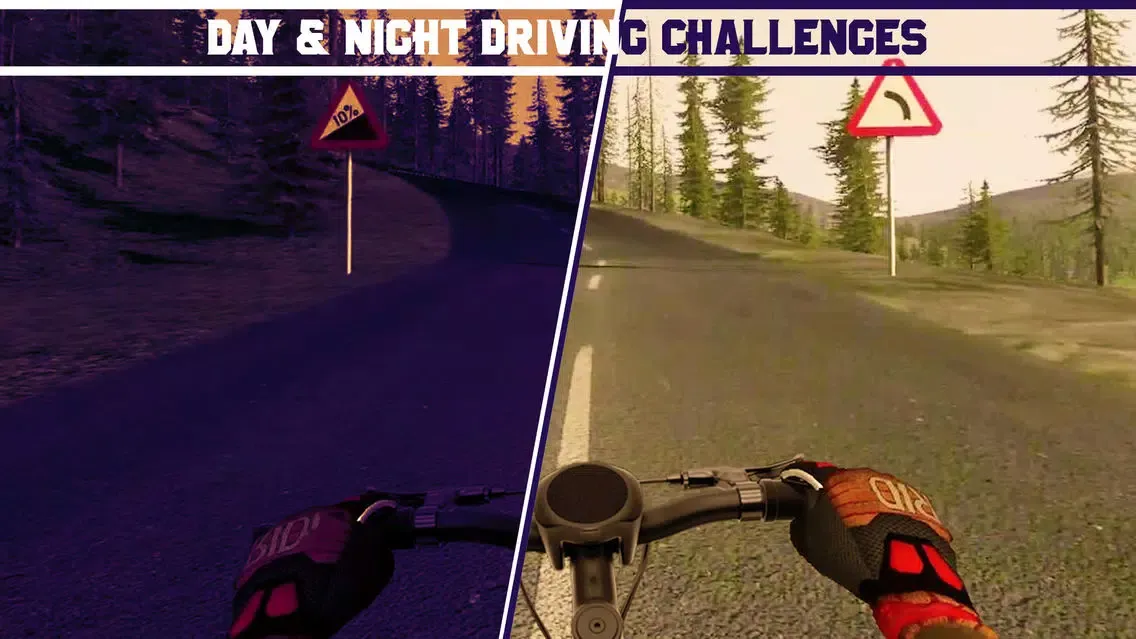 Capturas de tela do Bicycle Stunt Rider - Endless Traffic Racer