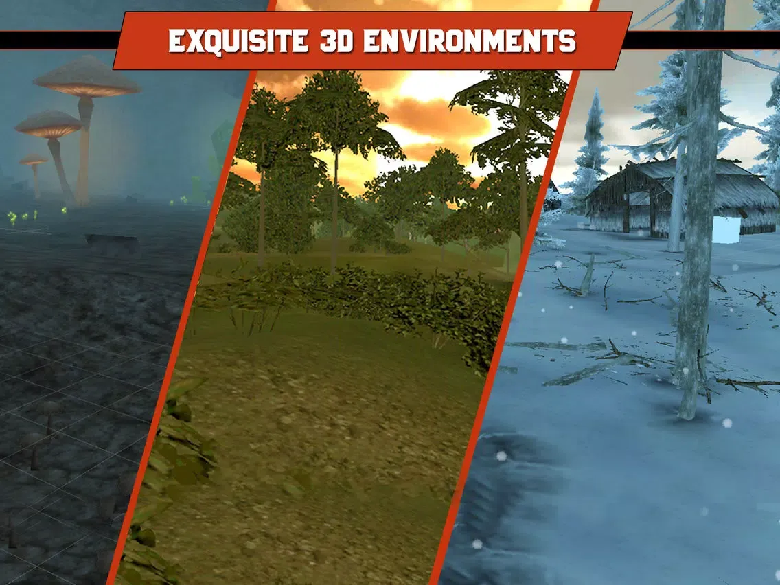 Capturas de pantalla de Dinosaur Jurassic Sniper Pro - Carnivores Hunter iPad 