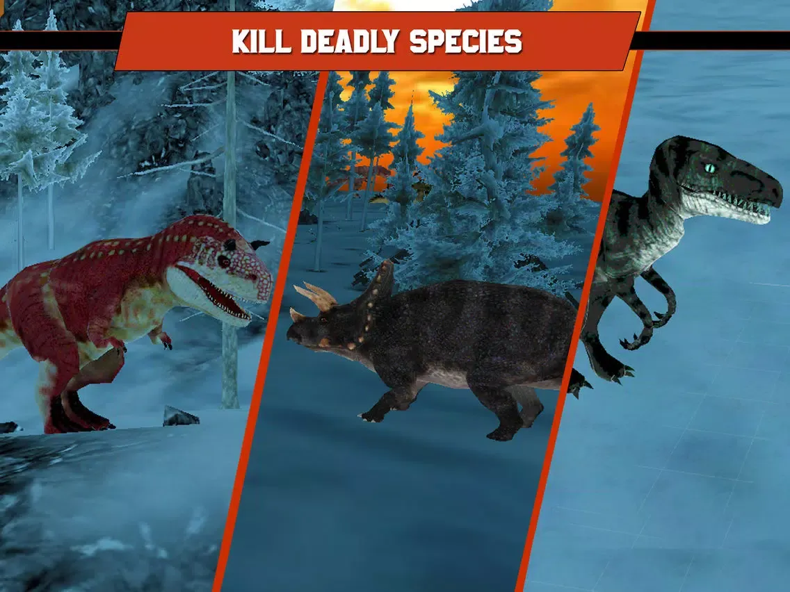 Capturas de pantalla de Dinosaur Jurassic Sniper Pro - Carnivores Hunter iPad 