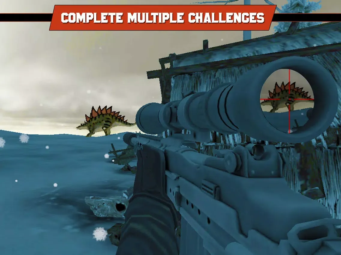 Capturas de pantalla de Dinosaur Jurassic Sniper Pro - Carnivores Hunter iPad 