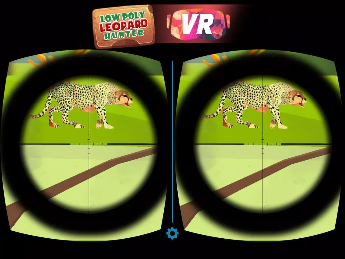 Low Poly Leopard Hunter - Virtual Reality (VR) iPad  Screenshots