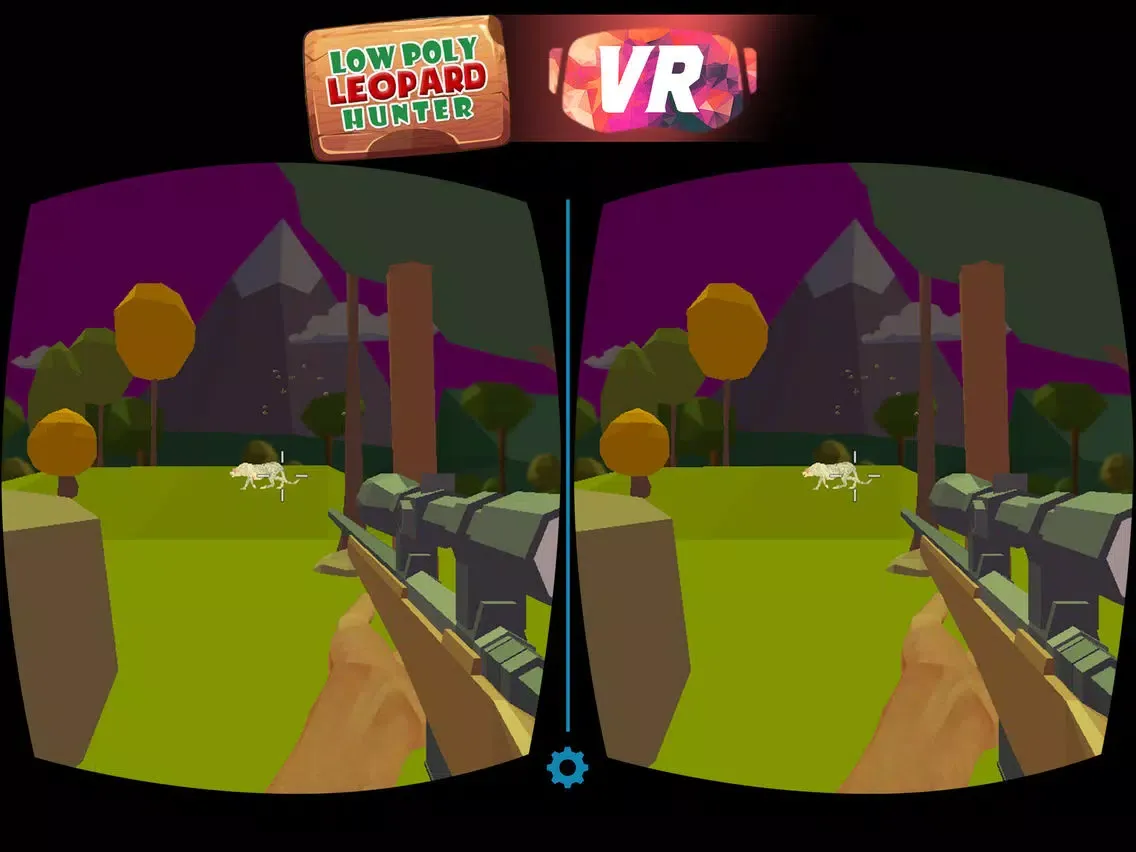 Low Poly Leopard Hunter - Virtual Reality (VR) iPad  Screenshots