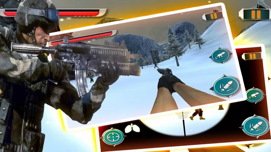 Tangkapan skrin Sniper Campaign Eagle