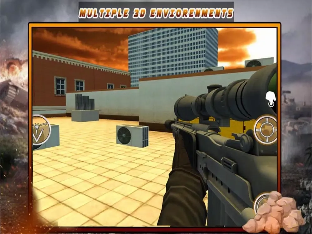 Supper Shoot Sniper: Mission Boss iPad  Ekran Görüntüleri