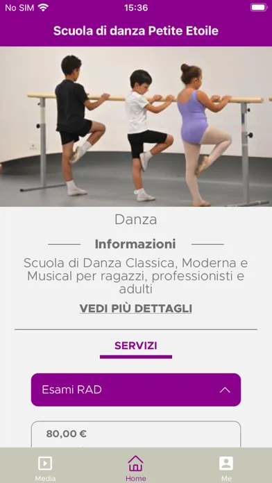 Scuola di danza Petite Etoile应用截图