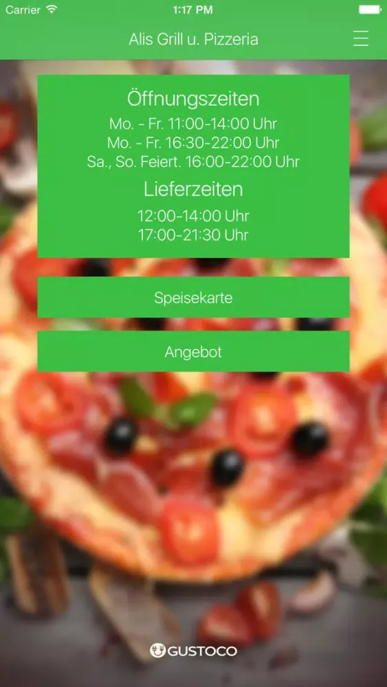 Alis Grill & Pizzeria Ekran Görüntüleri