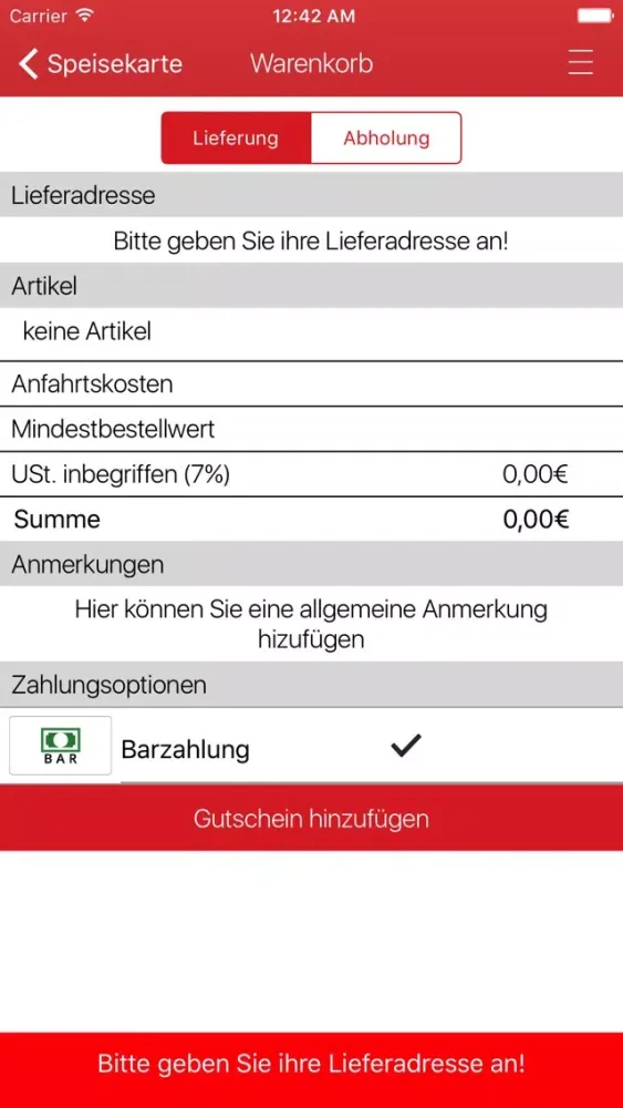 Avanti Pizza Delbrück应用截图