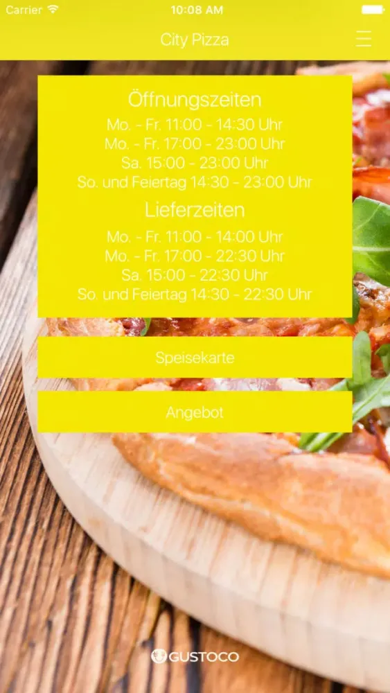 City Pizza Gütersloh Screenshots