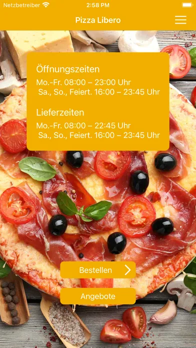 ภาพหน้าจอของ Pizza Libero