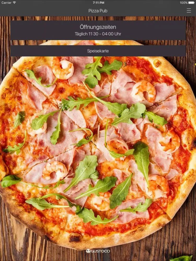 Pizza Pub iPad 应用截图