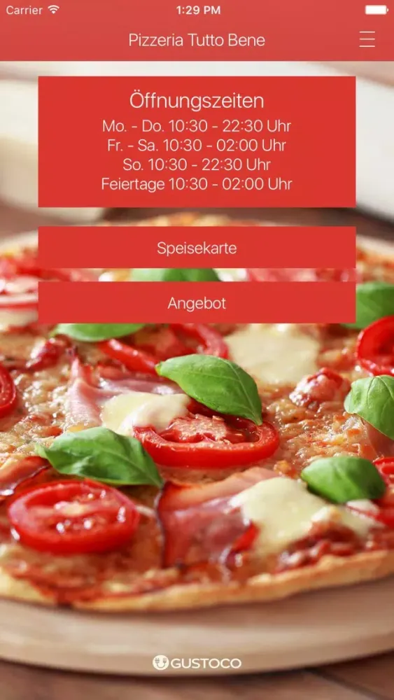 Pizzeria Tutto Bene應用截圖