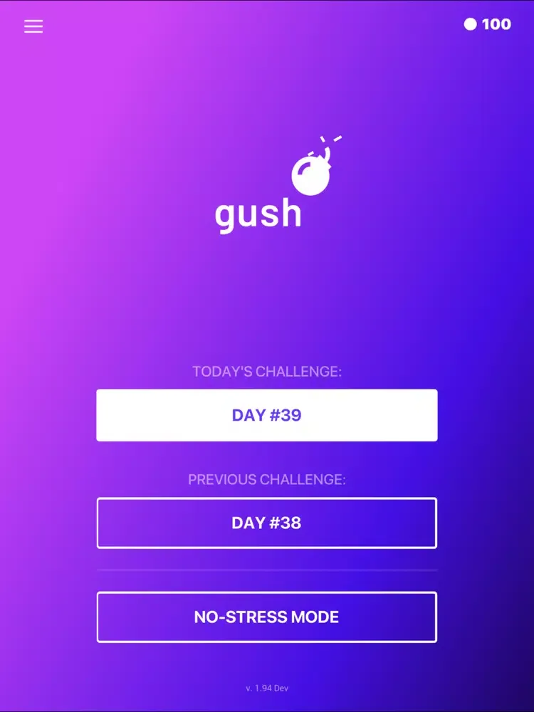 Gush: A Daily Challenge iPad 應用截圖