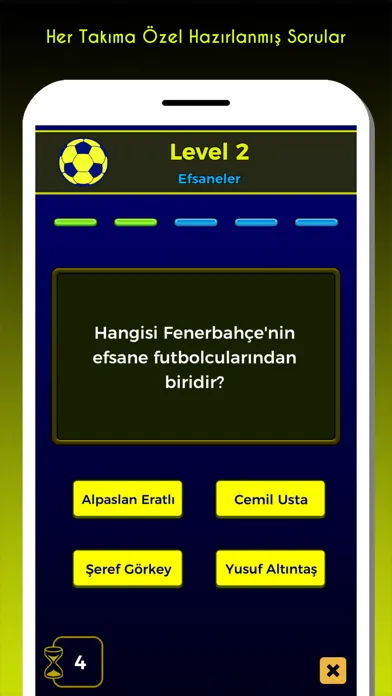 صور 4 Büyükler: Futbol Bilgi Oyunu
