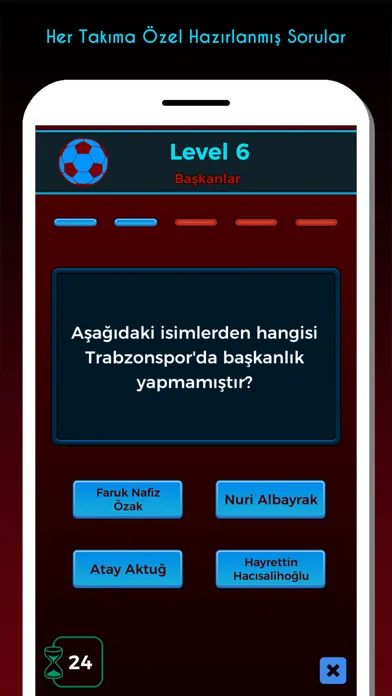 صور 4 Büyükler: Futbol Bilgi Oyunu