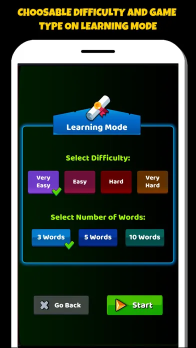 Capturas de pantalla de Spanish Vocabulary Game