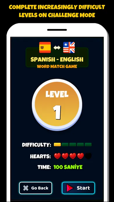 Capturas de pantalla de Spanish Vocabulary Game