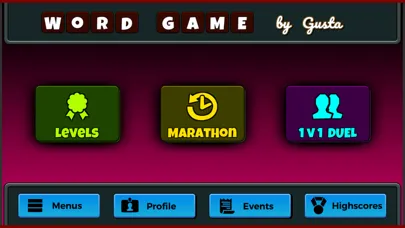 Captures d'écran de Word Game by Gusta