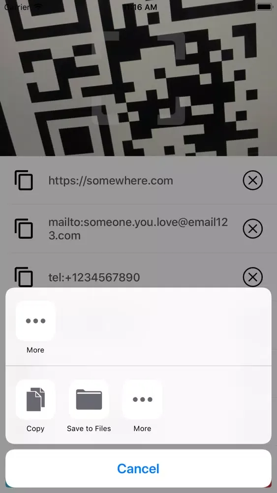 Quick QR Barcode स्क्रीनशॉट