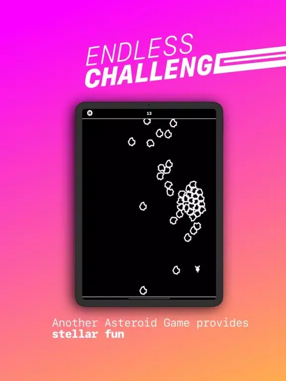 Ảnh chụp màn hình của Another Asteroid Game iPad 