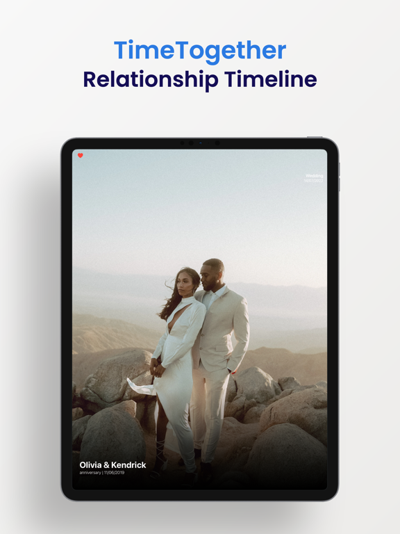تصاویر TimeTogether - Love Timeline iPad 