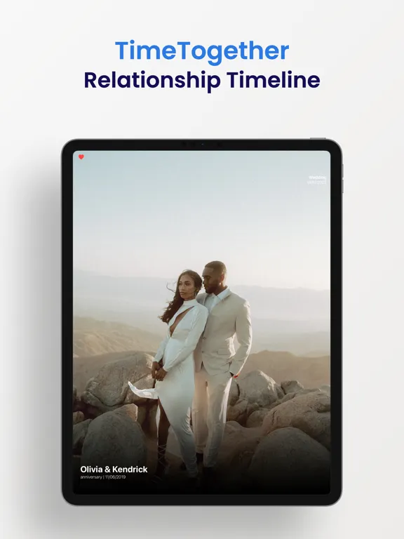 صور TimeTogether - Love Timeline iPad 
