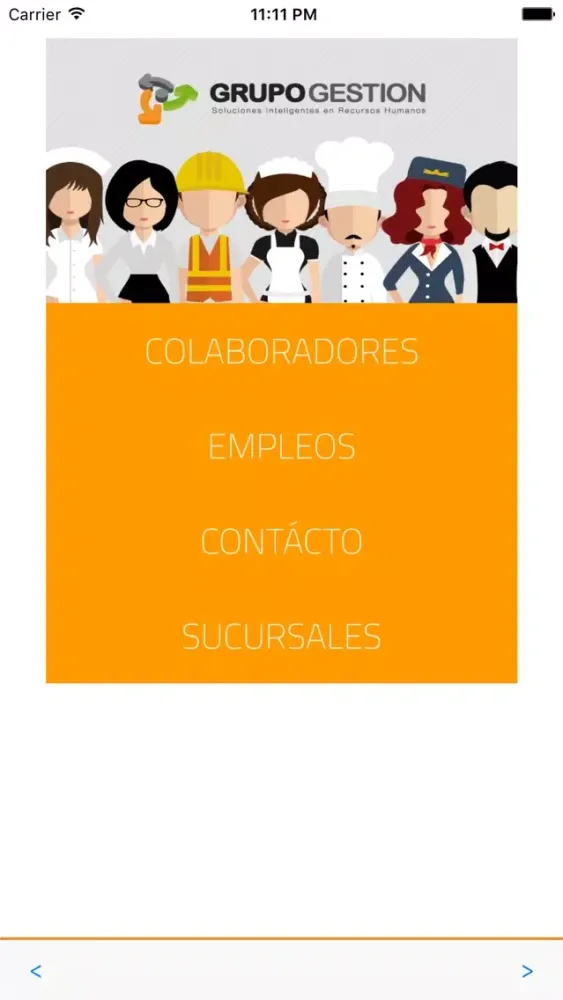 Zrzuty ekranu GESTION LABORAL - Plataforma para Colaboradores