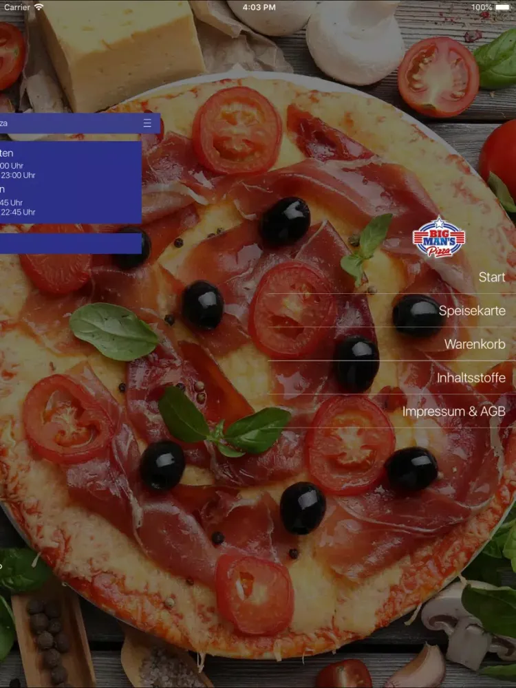 Bigman's Pizza iPad  Screenshots