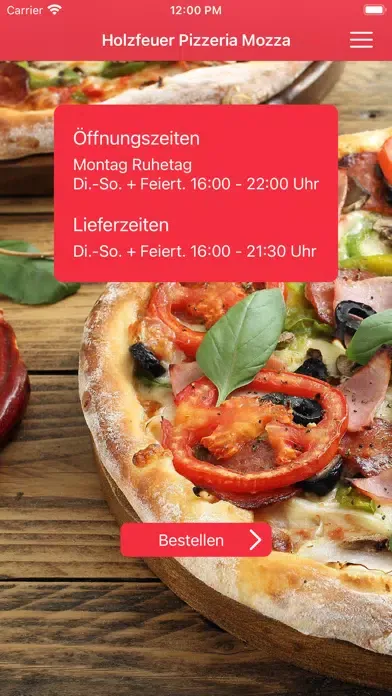 Capturas de pantalla de Holzfeuer Pizzeria Mozza