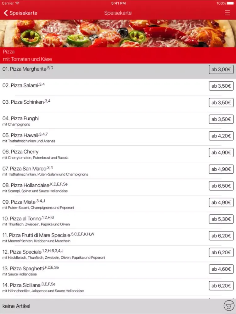 Speedy Pizza Osnabrück iPad 应用截图