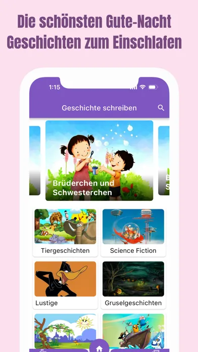 Zrzuty ekranu Gute Nacht Geschichte Kurz