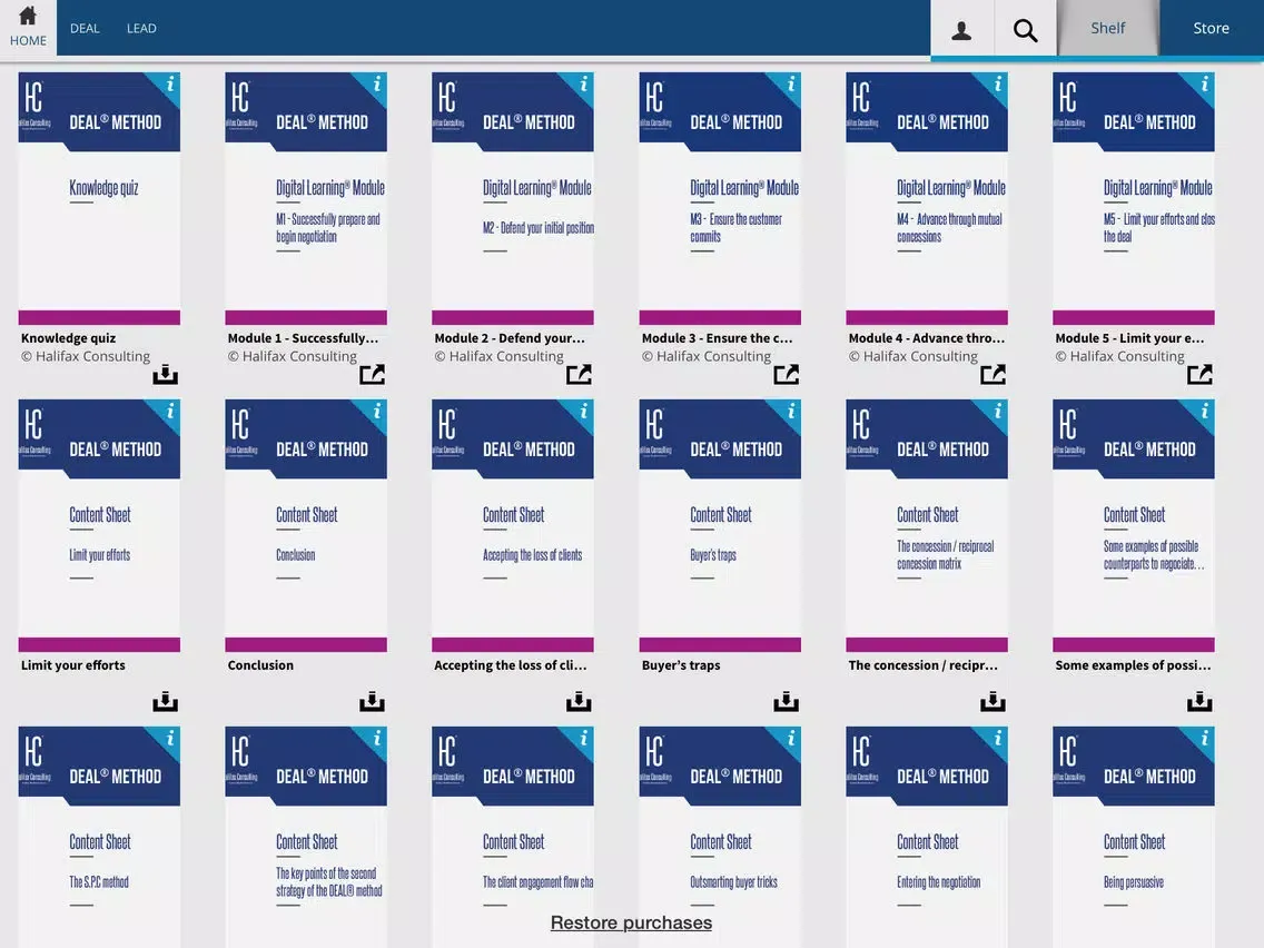تصاویر HALIFAX Digital learning – Sales Performance digital training courses iPad 