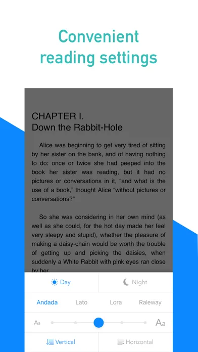 Captures d'écran de Ebook reader - Gutenberg
