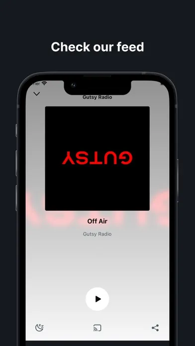 Gutsy Radio Screenshots