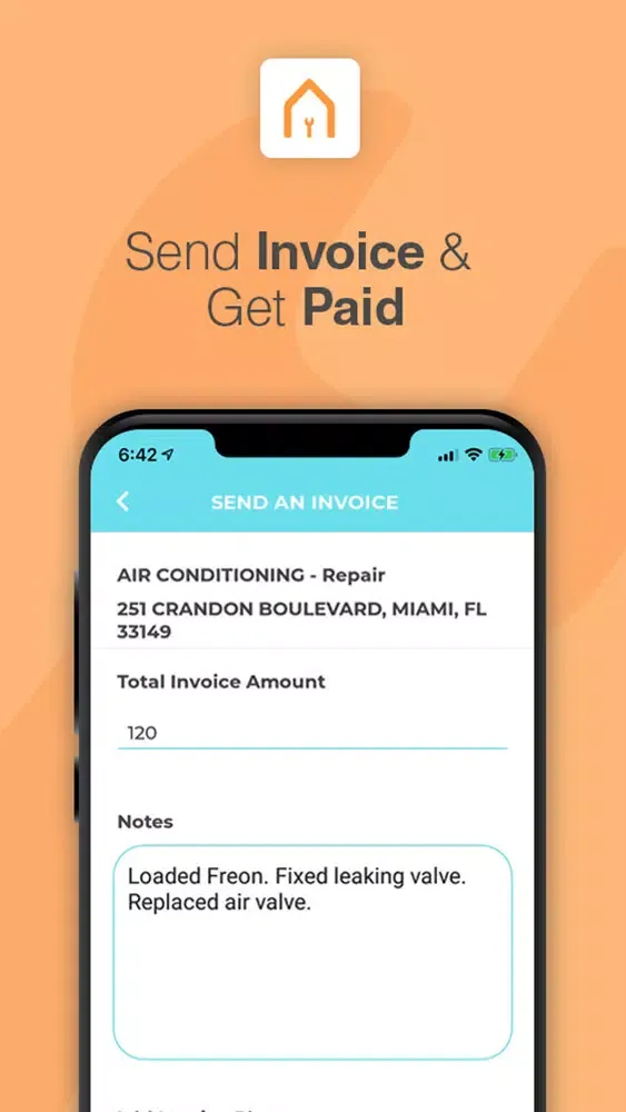 Ảnh chụp màn hình của Gutsy Vendor App