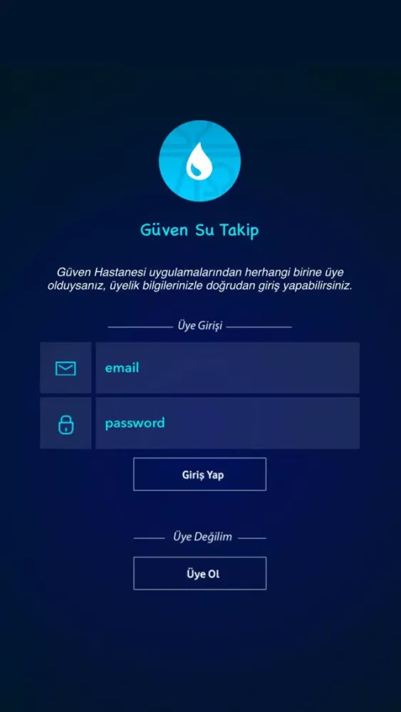 Güven Su Takip - Su tüketim alışkanlığınızı yönetin应用截图