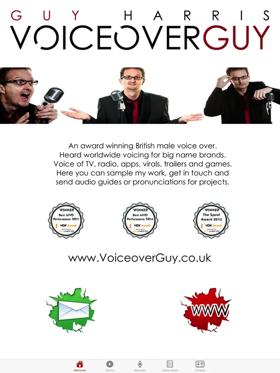 Captures d'écran de VoiceoverGuy iPad 