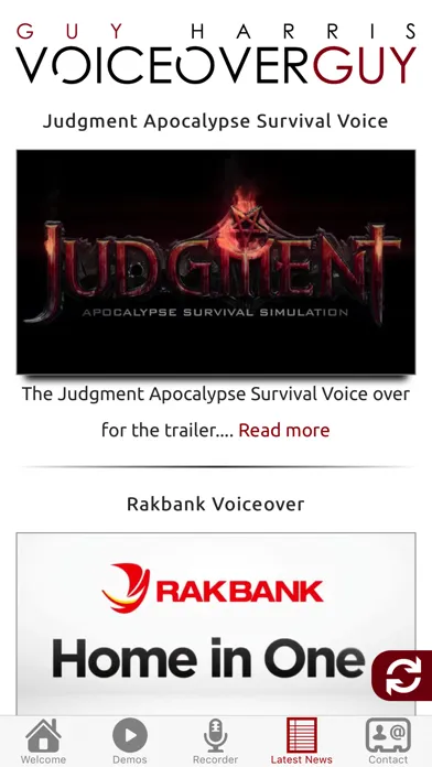 Captures d'écran de VoiceoverGuy
