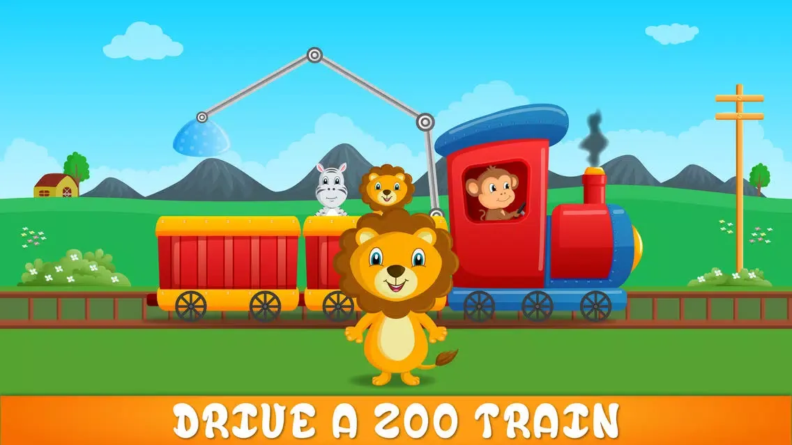 Zoo Safari Animals Train スクリーンショット