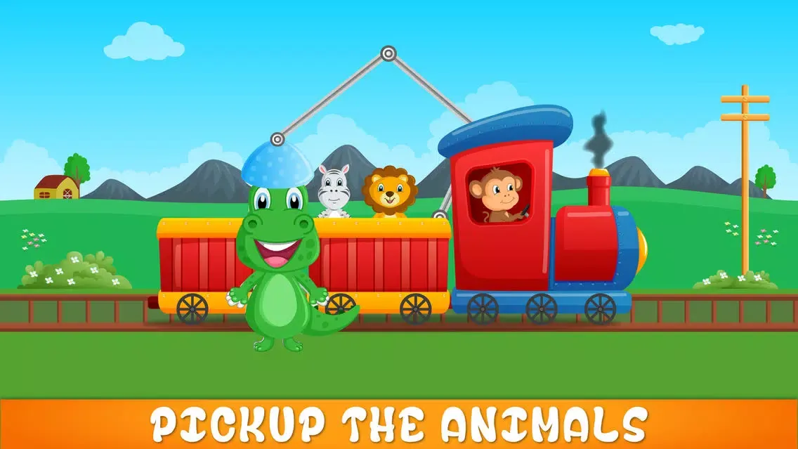 Zoo Safari Animals Train スクリーンショット
