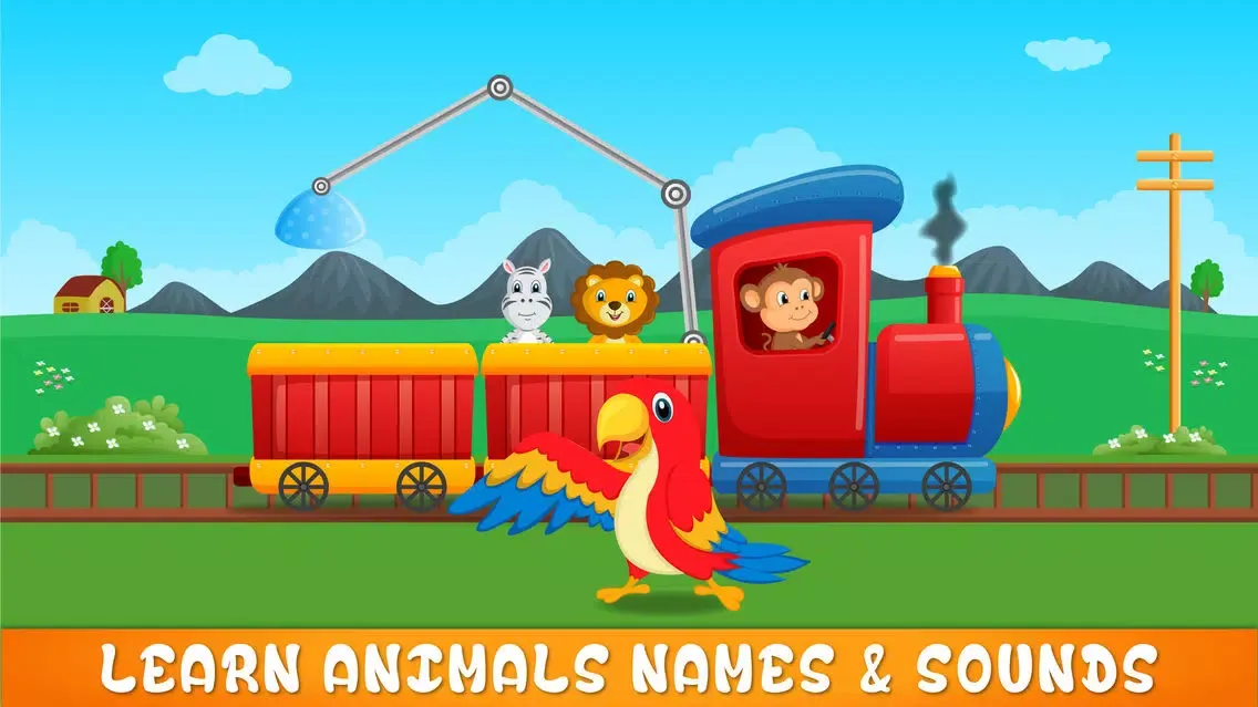 Zoo Safari Animals Train スクリーンショット