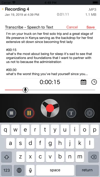 Voice Recorder - REC App スクリーンショット