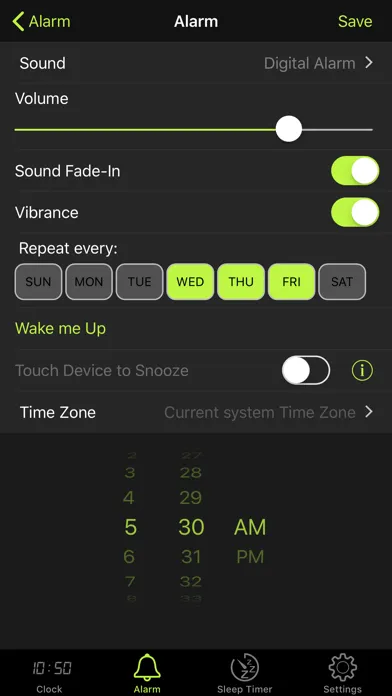 Скриншоты Alarm Clock: & Sleep Timer