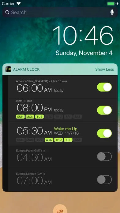 Скриншоты Alarm Clock: & Sleep Timer