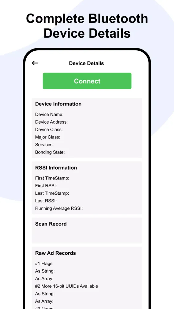 Auto Connect Bluetooth Devices Screenshots